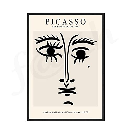 Pintura en lienzo de líneas abstractas, pack de 3 pósters nórdicos de 20x30 cm sin marco 5