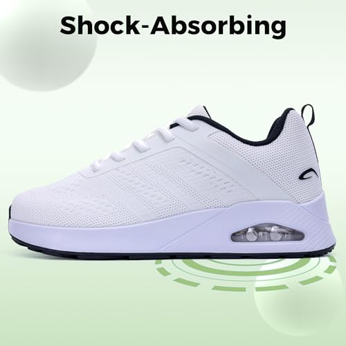 Image of IIV Women Wide Toe Box Walking Shoes Arch Support Running Tennis Sneakers Plantar Fasciitis Shoes