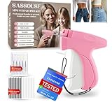 The Original Stitch Gun for Clothes - The Stitchy Quick Clothing Fixer, Mini Stitch Gun, Micro Tagging Gun & Quick Stitch Sewing Gun for Repairs and DIY- Includes 6 Fine Needles & 2000 Fasteners