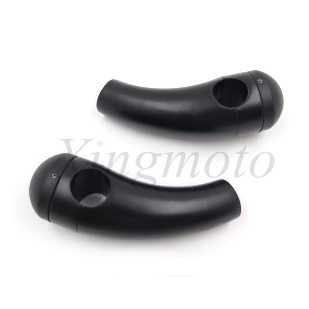 Custom-Lenker für Motorräder, schwarz, 2,5 cm, 8,9 cm Riser, Lenkererhöhungen, Kompatibel mit HARLEY Davidson Softail Heritage Classic Cruisers Choppers Metrics Victory