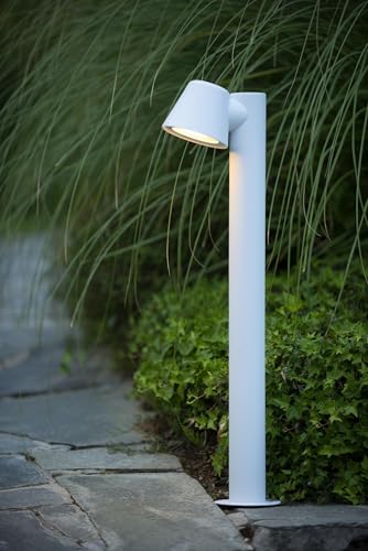 Lámpara baliza LED regulable Lucide Dingo con luz cálida eficiente IP44 4