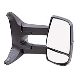 Replacement Passenger Side Door Power Mirror with Dual Long Arms Compatible with 2015-2019 Transit Van with Low Roof