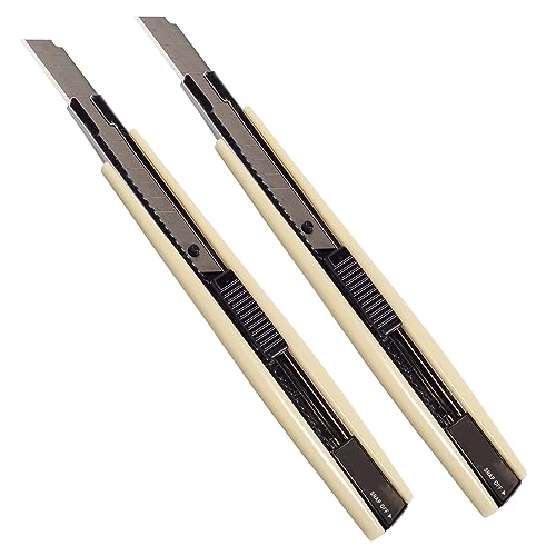 AHCHAY 2pcs Utility Knife 9mm 60 Degree Foil Blade Cutter Snap...