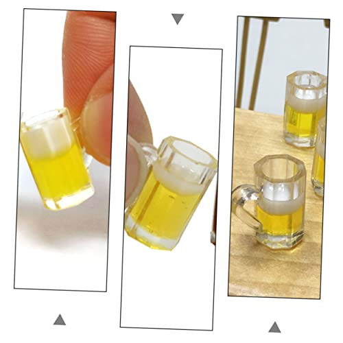 COHEALI 40 Pçs Simulação Caneca De Cerveja Mini Acessórios Para Bonecas Mini Decoração Acessórios Pa
