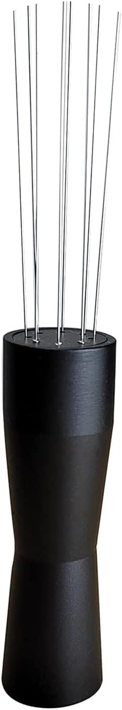 Espresso Distribution Tool, Hand Tampers Stirring WDT Tool, Needle Type Distributor, Made of 304 Stainless Steel(Black)