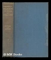 Hebrew religion: its origin and development B00085PNMM Book Cover