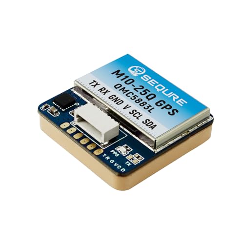 SEQURE M10-25Q FPV GPS Module with QMC5883L Compass Dual Protocol Upgraded 10th Generation Chip Fast...