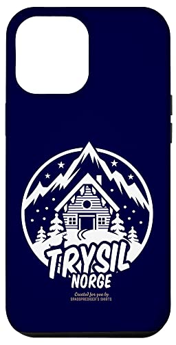 Installazione facile Custodia per iPhone 14 Plus Trysil Norge Ski Resort Ski Lodge in Trysil
