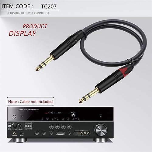 Conector Jack 6,35 mm estéreo para renovar el cableado de su estudio de música en casa 6