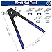 Tnisesm 501Pcs Rivet Nut Tool Kit, Metric Rivnut Kits,Professional Nutsert Tool Kit with Rivet Nuts Assortment Kit(M8/M6/M5/M4/M3) Rivet Nut Tool Suitable for Automotive,Industrial Applications