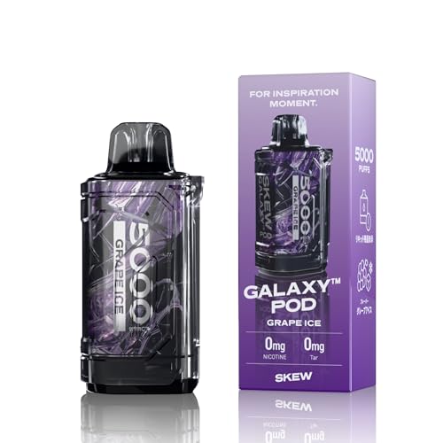 skew GALAXY? POD �d�q�^�o�R �x�C�v 16ml �ő��5,000�� �z�� POD������ ���L�b�h vape �m���j�R�`�� �m���^�[�� (GRAPE ICE�i�O���[�v�E�A�C�X�j, �����pPOD1�i�f�o�C�X�Ȃ��j)