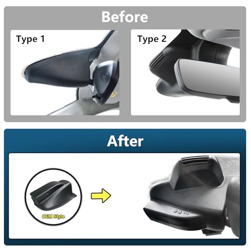 4K Dash Cam Custom Fit for Jeep Compass 2017 2018 2019 2020 2021 2021 2022 2023 2024 2025 2026, Altitude Latitude Limited Trailhawk, OEM Look, UHD 2160P Video, WiFi & App, 128GB Card