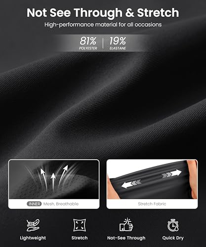 SANTINY Skorts for Women Pleated Tennis Golf Skirts High Waisted Stretch Athletic Skorts Pockets for Pickball(Black-S) - image 5