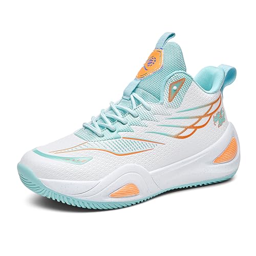 Image of Men's High-Top Basketball Shoes Anti-Slip and Wear-Resistant Soles Running Shoes Graffiti Design Fashionable Sports Shoes