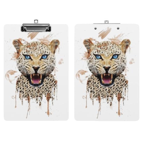 Clipboard léopard pour organiser vos documents de bureau A4 - 7