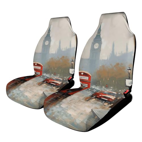 Housse de siège auto durable et facile à installer motif Londres