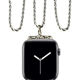 Stainless Steel Chain Necklace Smartwatch Band 38mm Series 3 2 1 / 40mm Series 4 New Newest Polished