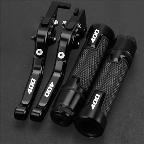 Poignées Moto et Leviers de Frein d'Embrayage Verts pour Kawasaki Ninja 400 2018-2022