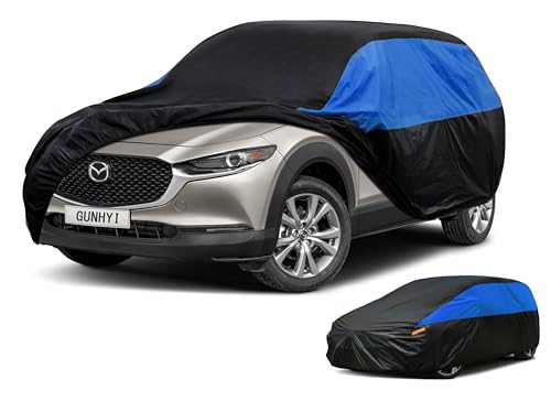 Image of GUNHYI Mazda Car Cover Custom Fit Mazda CX30 CX-30 Waterproof All Weather, Lightweight Full Car Cover Outdoor Sun UV Rain Dust Snow Wind Protection.