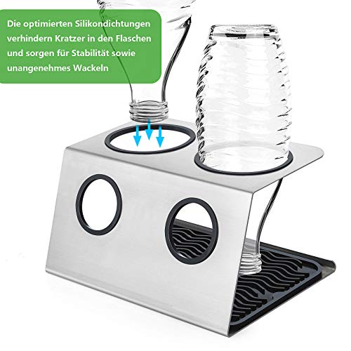 ZWOOS Scolapiatti per Bottiglie di SodaStream