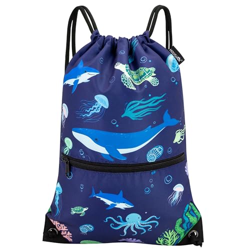 Image of HOLYLUCK Drawstring Backpack Bag Sport Gym Sackpack