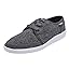 Faux Woolen Dark Grey Laceup