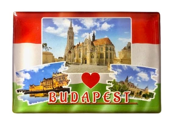 Budapest, Hungría Souvenir   Imán para nevera, Budapest Fridge Magnet, Budapest