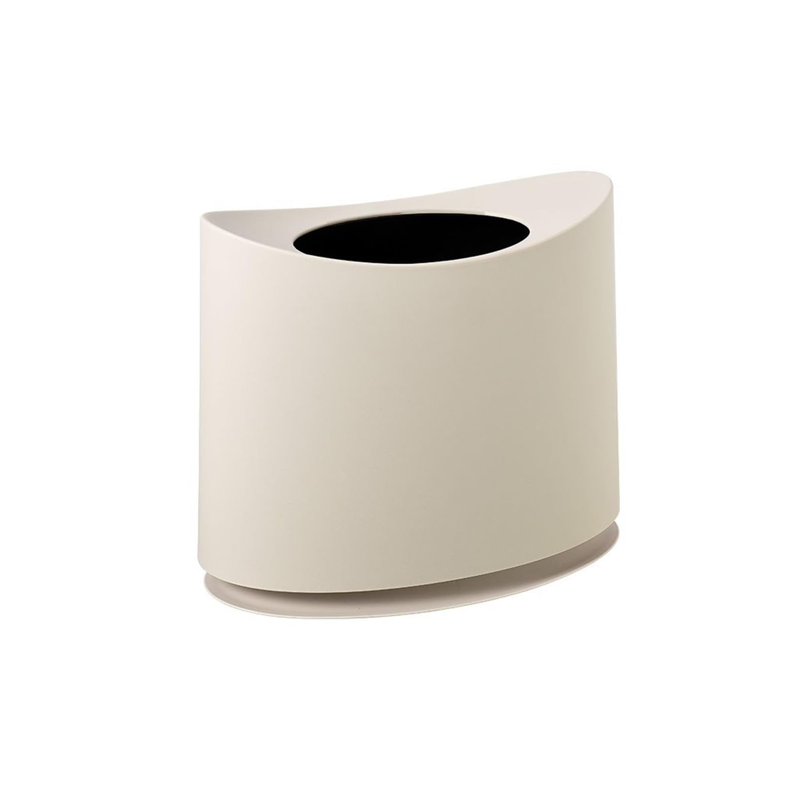 Garbage Bin Bathroom trash bin, office(Beige)