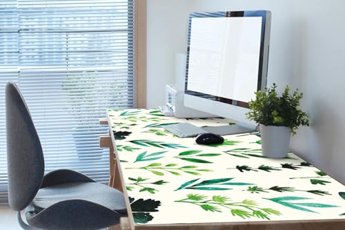 Couverture de bureau imperméable et antidérapante en vinyle protecteur de surface