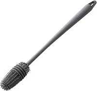 Escova de Limpeza em Silicone com Cabo Longo Anatômico – Para Garrafas, Mamadeiras, Copos, Potes e Taças