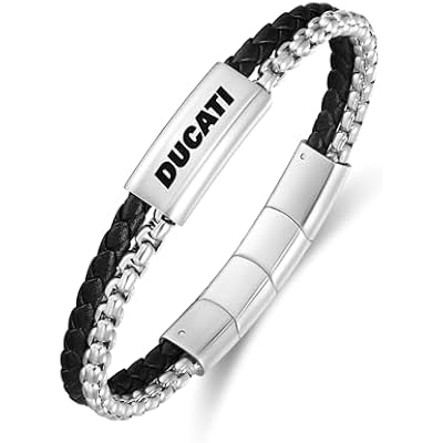 Ducati DRIFTER Black Bracelet for Men - DTAGB0005102