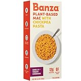 Banza Cheddar Mac & Cheese Chickpea Pasta, Gluten Free, 5.5 Ounces (Pack Of 6)