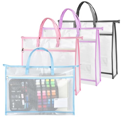 Akamino 4 Pcs A3 Project Bag, Craft Storage Organizer for