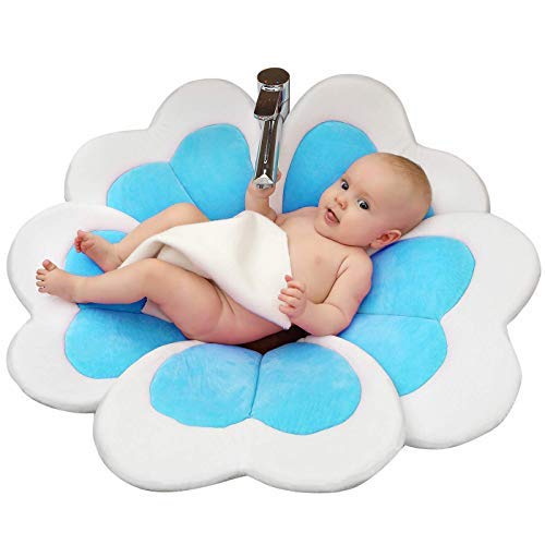 VERNASSA - Baby Bath Flower Baby Bath(Blue)