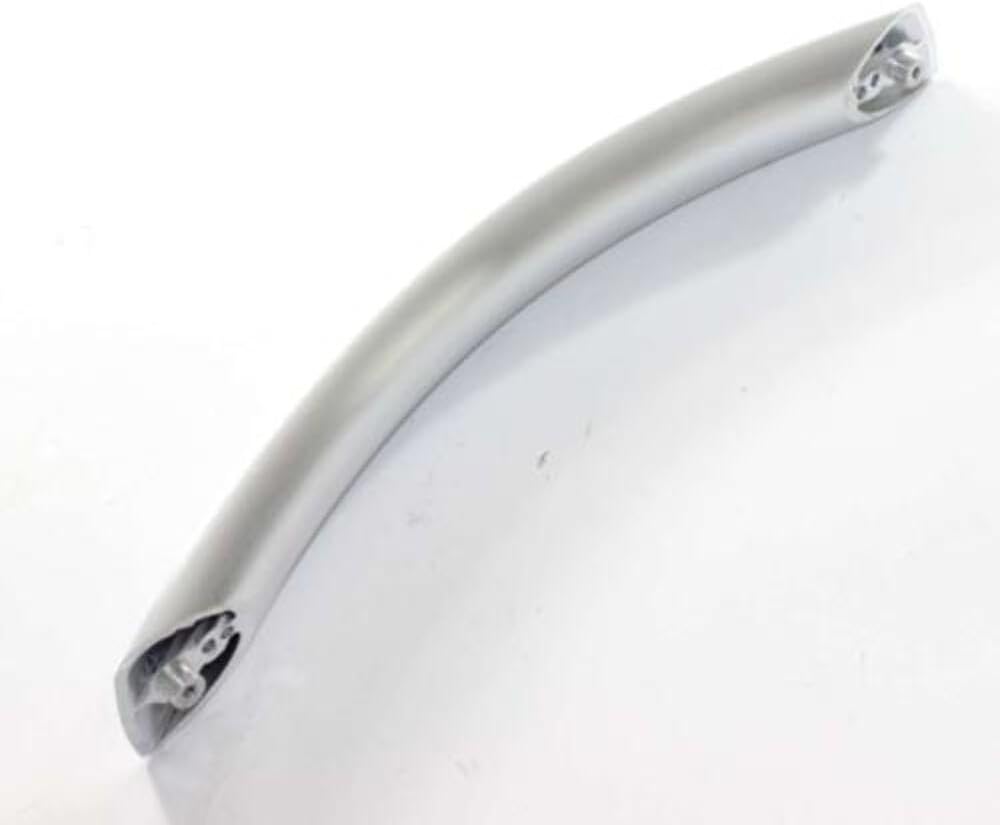 LG Genuine OEM Part Door Handle, Silver, ABS, Pull Handle, Smooth Satin Finish, Curved Shape, Indoor Use, 1 Count