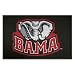 FANMATS NCAA University of Alabama Crimson Tide Nylon Face Starter Rug