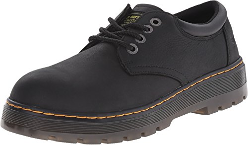 Dr. Martens, Unisex Bolt Steel Toe Light Industry Shoes, Black, 12 US Womens/11 US Men