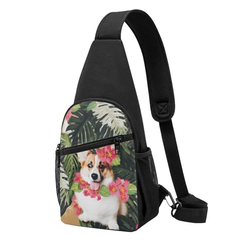 Sac à dos bandoulière homme femme pour course à pied et voyage noir léger