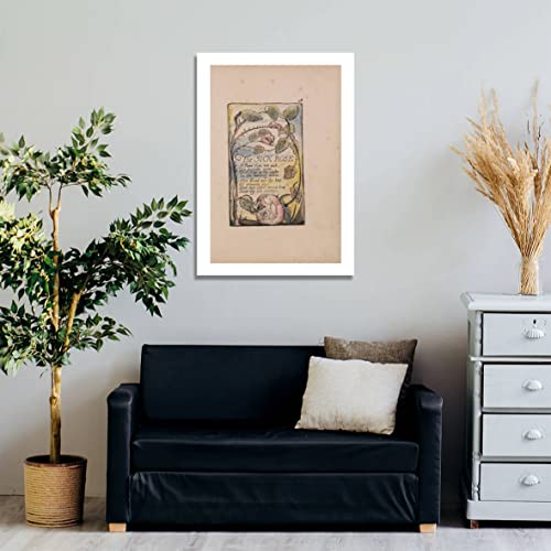 William Blake The Sick Rose décoration murale affiche XL - 3