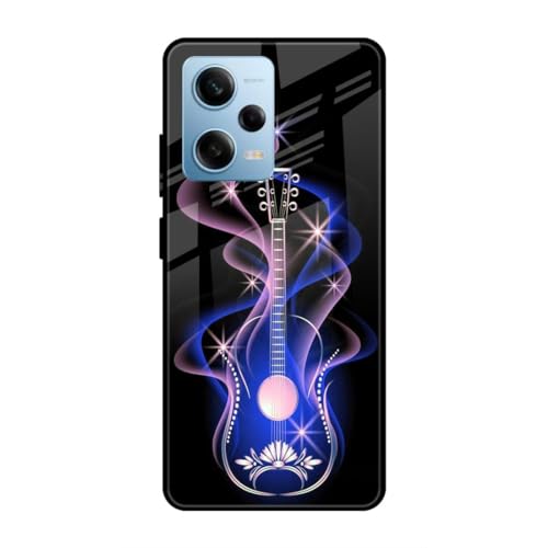 Image of SmashItUp Music |Guitar | Instrument Designer Printed TPU Metal Case Mobile Back Cover for Redmi Note 12 Pro 5G