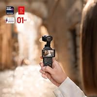 DJI Osmo Pocket 4 Standard Combo, Pocket-Gimbal-Vlog-Kamera, 1″ CMOS und 4K/240fps, 3-Achsen-Stabilisierung, 2× verlustfreier Zoom, 107 GB integrierter Speicher, Videokamera für Fotografie – Ansicht 2