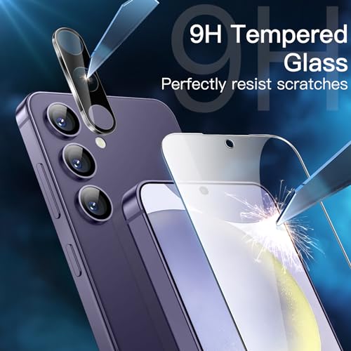 Image of JETech Screen Protector for Galaxy S24 Plus, 2+2 Pack