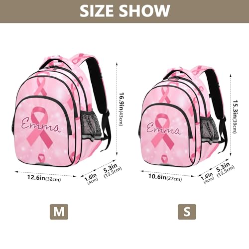 Sac à dos d'école rose avec rubans, le cadeau solidaire - 4