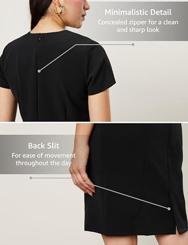 Image of Symbol Premium Women's Sheath Dress (Knee Length | Desk-to-Dinner) (Available in Plus Sizes)