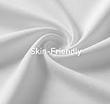 Dovishire Ultra Thin Pillow 2 cm for Adults, Pink Low-Loft Flat Pillow, Soft Cotton Slim Cushion for Back & Stomach Sleepers, Breathable Lightweight Single Pack (White) - Image 5