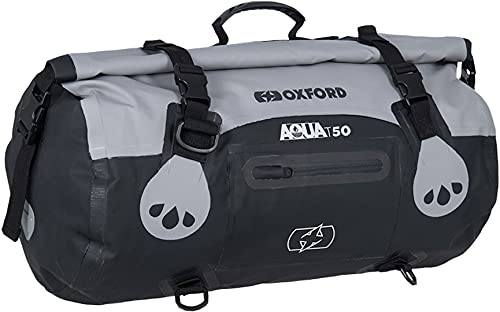 Oxford unisex adult Aqua-t Oxford Aqua T 50 Roll Bag Color Grey Black, Grey/Black, 50L US