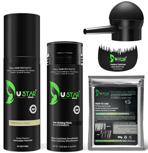 USTAR 5-in-1 Hair Fibers Set