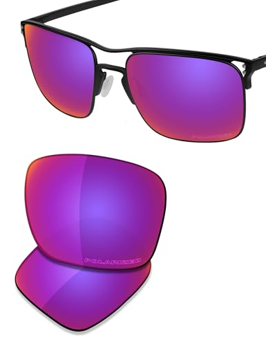 Image of SAUCER Premium Replacement Lenses & Nosepads for Oakley Holbrook Ti OO6048 | UV400 Protection, Anti-Scratch, Precise Fit