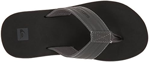 Quiksilver Men's Monkey Wrench 3 Point Sandal, Grey/Black/Grey, 7 M US | Image 4