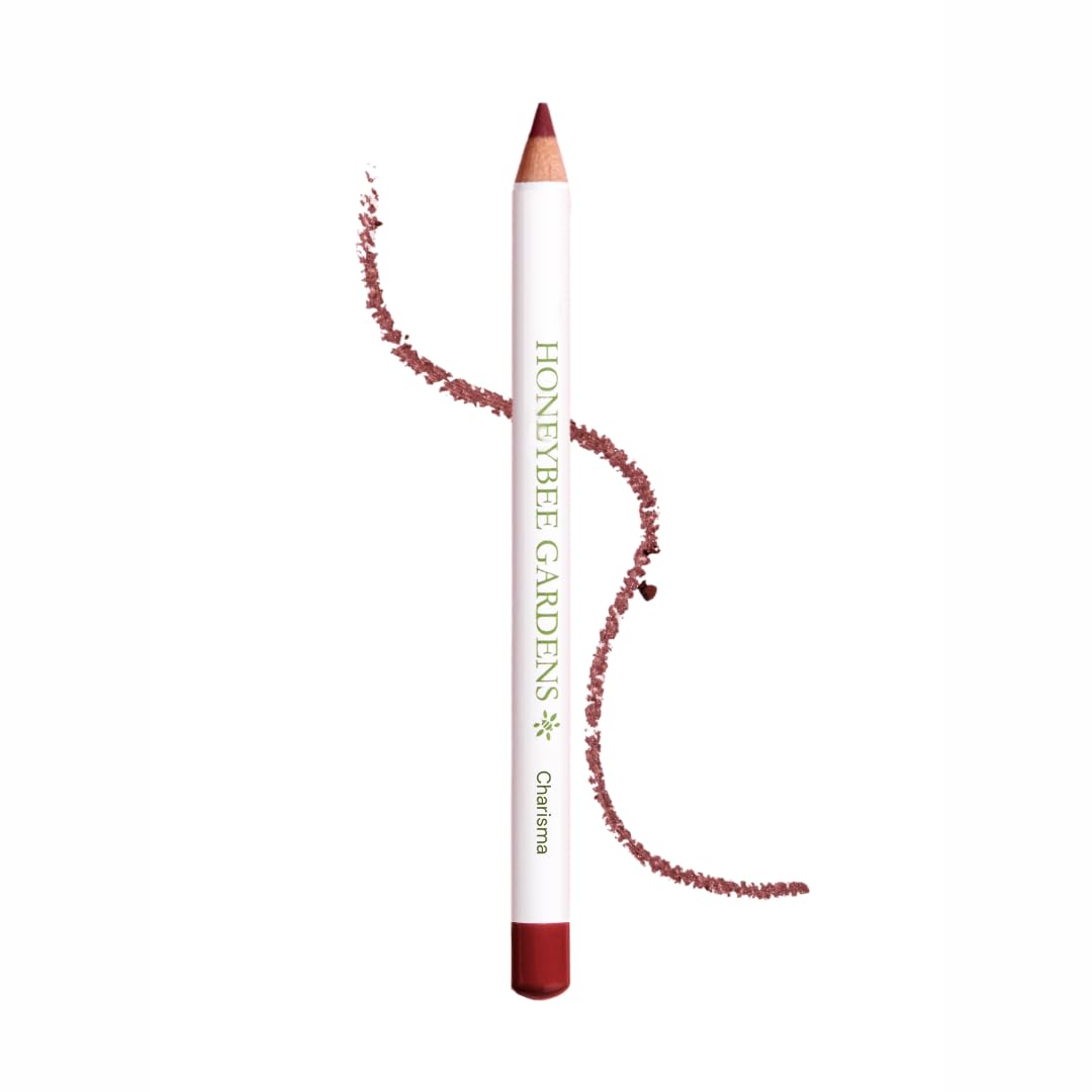 Honeybee Gardens Irresistible Lip Liner In Charisma, Matte Medium Warm Berry Color, Long-Lasting, Gluten-Free, Vegan, 0.04 oz